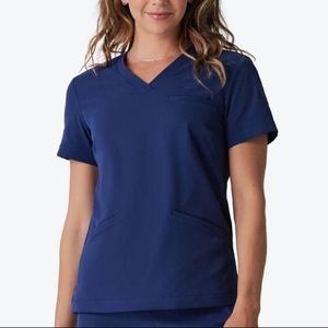 💛 Nurse Mates Short Sleeve Navy Scrub Top